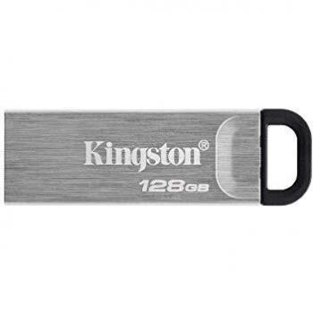 Kingston DataTraveler Kyson USB 3.2 Flash Drive 128GB - Gen 1 with Stylish Capless Metal Case