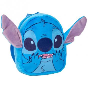 Mochila Escolar Stitch Azul 18 x 22 x 8 cm
