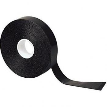 Lampa 70012 - Cinta Adhesiva de Doble Cara, Color Negro, 5 m x 16 mm