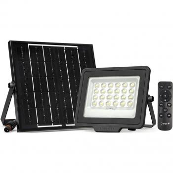 Garza Proyector Solar Abora - Iluminación LED Exterior con Sensor de Movimiento y Placa Solar Intercambiable
