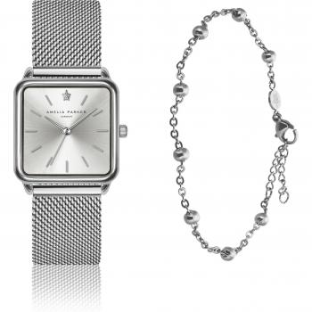 Amelia Parker Plaza Women's Watch and Bracelet Set