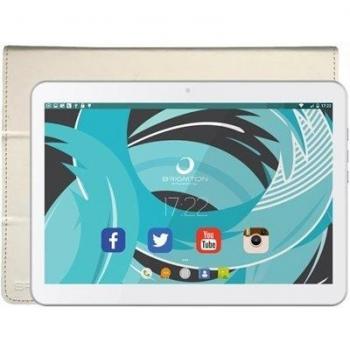 Brigmton PPOTAB0837 Tablet con Funda Btac-108-B, BTPC-1021Qc3G-B Cs7731 Quad Core, 1.3 GHz, IPS Capacitiva, HD 3G 1Gb 16Gb Android 5.1, Bluetooth 10.1