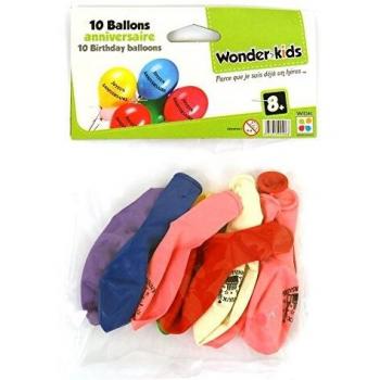 Multi Toys - Décorations - 10 Ballons Anniversaire