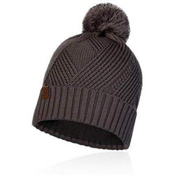 Original Buff Buff Knitted & Fleece Band Hat Grey Castlerock Gorro, Mujer, Gris, Talla única