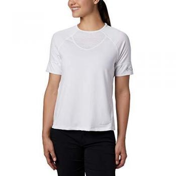 Columbia Windgates SS tee Camiseta, Mujer, White, S