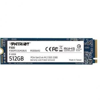 Patriot P300 M.2 Pcie Gen 3 x4 512GB SSD de bajo Consumo