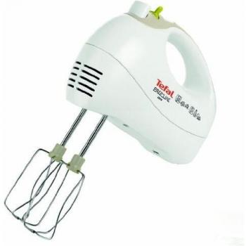 Tefal HT4101 Batidora, potencia 450 V, plástico, 5 velocidades, color blanco