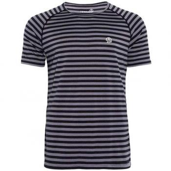 Ternua  IMRON Camiseta Hombre - Rayas Negro - XXL