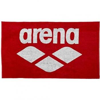 Arena Pool Soft Towel - Red and White Unisex Swim Towel