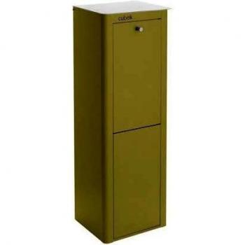 DON HIERRO - CUBEK - Cubo de basura y reciclaje lacado, 2 cubos gran capacidad
