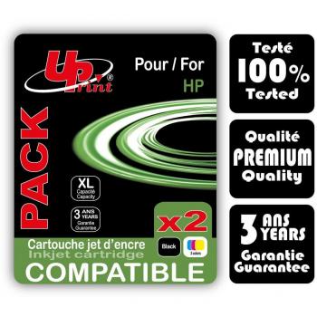Pack de 4 Cartuchos de Tinta Compatible HP 920XL (Negro, Cian, Magenta, Amarillo) - UPrint - Garantía de 3 Años