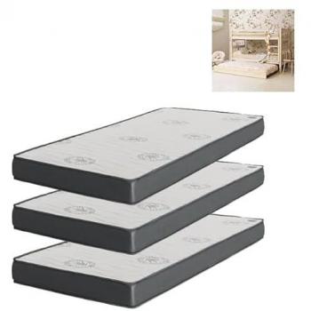 Pack de 3 Colchones Viscoelásticos 90x190 (2 de 15 cm y 1 de 20 cm)
