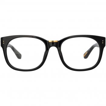 Linda Farrow CEDRIC LFL1275 C1 Men's Eyeglasses Black Size 54 - Blue Light Block Available