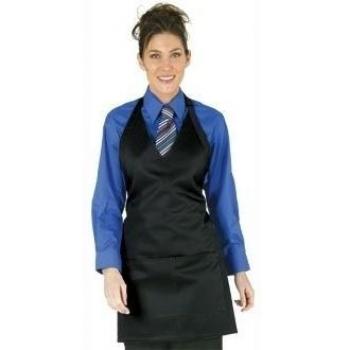 Nextday Catering, A709 - Delantal unisex de polialgodón, color negro