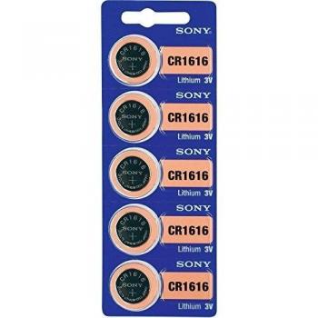 Sony CR1616BEA - Pack de 5 pilas para calculadoras y otros dispositivos electrónicos
