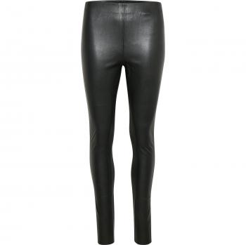 Soaked in Luxury Kaylee PU Black Women's Leggings Size M