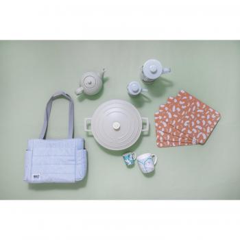 Cafetera de acero inoxidable La Cafetiere Monaco, 8 tazas, color menta, en caja de regalo