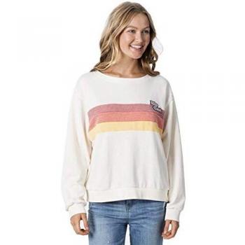 Rip Curl Revival Crew Mujer,Suéter,Jersey,Escote Redondo,Bone,S