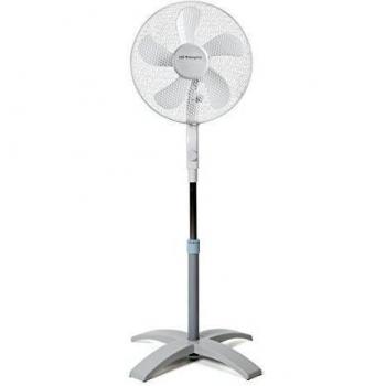 Orbegozo SF 0440 – Ventilador de pie con movimiento oval, 3 velocidades, 40 cm de diámetro, cabezal orientable, altura regulable, 60 W