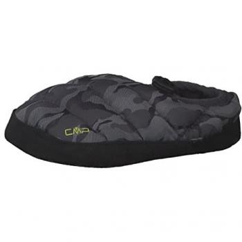 CMP Lyinx Kids Slippers - Titanium/Black (Sizes 34-35)
