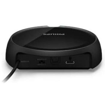 Auriculares Philips 6000 Series SHD6000BK/12 Inalámbricos y Con Cable para TV, Base de Carga, Autonomía de 30 Horas, Alcance de 30 Metros, Color Negro