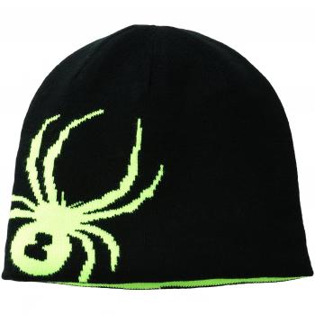 Spyder Bug – Gorro de esquí para niño, color 019 Black/Bryte Green, tamaño talla única