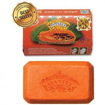 Asantee Thai Papaya Herbal Skin Whitening Soap 125g