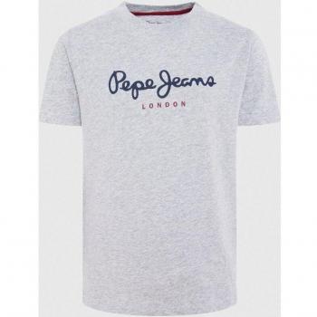 Camiseta de niño manga corta con logo estampado
