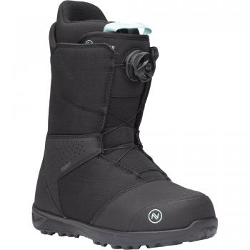 Nidecker Sierra WMN Boa Black 235 - Botas de snowboard para mujer, sistema de cierre Boa, diseño cómodo y ajustable, construcción duradera, excelente soporte en el tobillo, suela con buena tracción para diferentes condiciones de