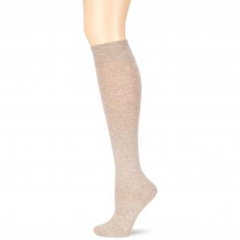 Hudson - Calcetines hasta la rodilla relaxed opacas para mujer, color Beige