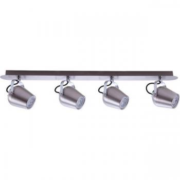 Foco Moderno Josie Níquel Satinado 4 luces LED GU10