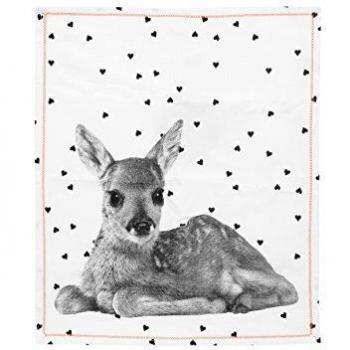 Present Time PT3136 Hearts Deer - Paño de Cocina