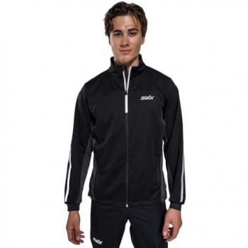 Swix Men's Cross Softshell Jacket Black/Phantom Large