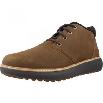 Botas Chukka Timberland Hudson Road de media caña en piel nobuck marrón para hombre, talla 44.5