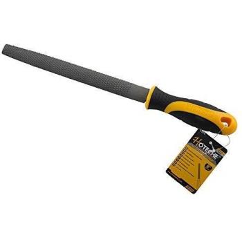 Hoteche 400608 Escofina Media Caña, Naranja/Negro