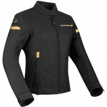Chaqueta de Moto Bering Riva Lady Textil Dorado-Negro
