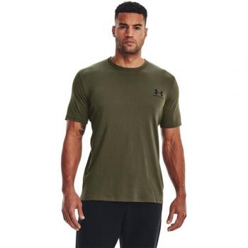 Under Armour Sportstyle Left Chest Short Sleeve T-shirt - Military Green - Men's Large