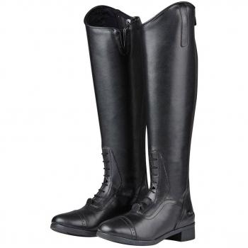 Botas altas de equitación Saxon Syntovia, color negro, talla 37 EU