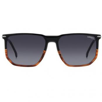 Carrera Rectangle Sunglasses - Black/Gray Gradient - 58mm - Model 329/S