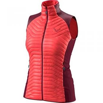 Chaleco Dynafit Speed Insulation Primaloft Mujer Talla XS Coral Caliente