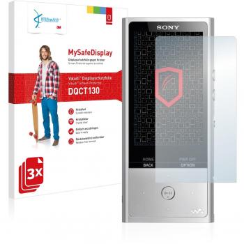 3x Vikuiti MySafeDisplay Protector de Pantalla DQCT130 de 3M para Sony NW-ZX100HN