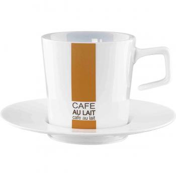 ASA 19820/097 Caffe al Bar Cafe au Lait Taza con Inferior 0,25 l