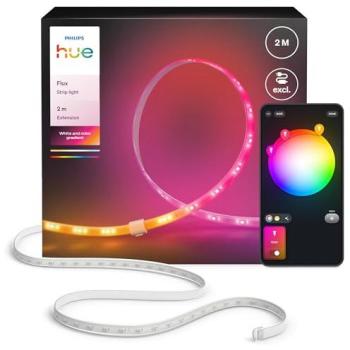 Extensión Tira LED Philips Hue Flux 2 Metros, Colores y Blancos Regulables, Tecnología Chromasync™, Iluminación Interior Flexible