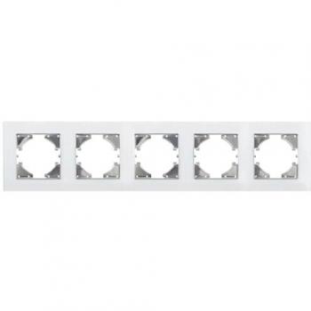 Marco de Cristal 5 Elementos Onlex Horizontal Blanco