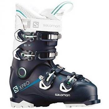 Salomon – Botas de esquí X Pro 80 W Petrol BL/WH/ABL, Color Bleu Petrol, tamaño 26/26.5