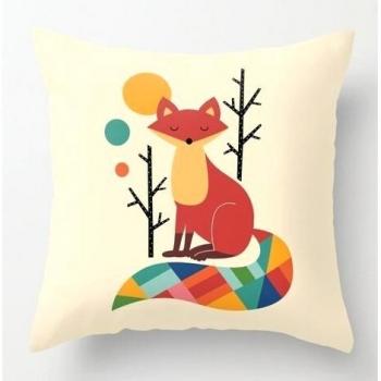 Customized Standard New Arrival Pillowcase Kids Design Aqua Blue Background I Love Reading Girl Throw Pillow 20 X 20 Square Cotton Linen Pillowcase Cover Cushion by Cushion Cover