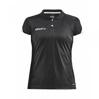Craft Pro Control Impact Women's Polo Shirt - Black, Medium, Polyester