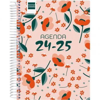 Agenda Escolar Finocam Cool 2024-2025 Floral Catalán