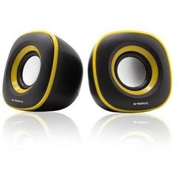 B-Move B-Blast 2.0 - Altavoces 2.0, amarillo