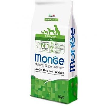 Monge Adult Rabbit, Rice and Potato 12 kg All Breeds